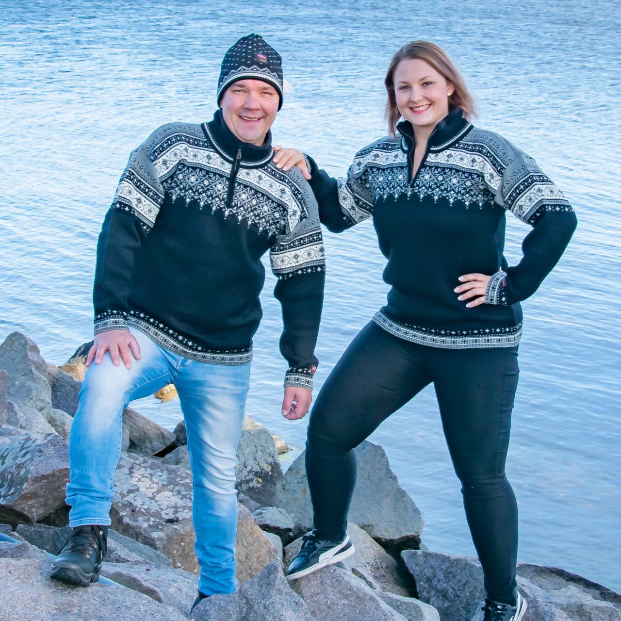 Trysil stickad norsk tröja från Norwool