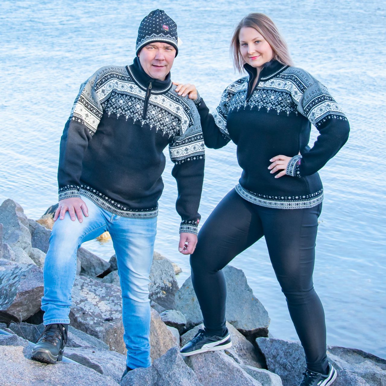 Trysil stickad norsk tröja från Norwool