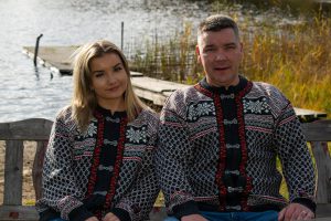 Lillehammer exklusiv är en mycket skön lusekofta från Norwool.